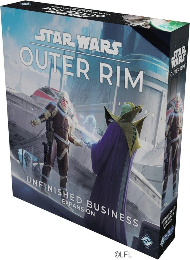 أسمودي لعبة Asmodee Star Wars: Outer Rim - Unfinished Business Expansion - لعبة استراتيجية ومغامرات للأطفال والكبار، من عمر 14 عامًا فما فوق، من 1 إلى 4 لاعبين، مدة اللعب من 3 إلى 4 ساعات - Image 5